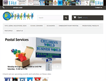 Tablet Screenshot of childrensworlduniform.com
